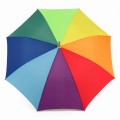 8-panel rainbow straight umbrella